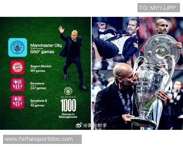 瓜迪奥拉执教曼城百场欧冠里程碑回顾曾带队夺得冠军与亚军荣耀